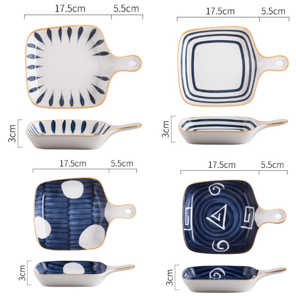 Piring keramik Piring Saji Keramik Wadah Saji Ceramic Tray Plate
