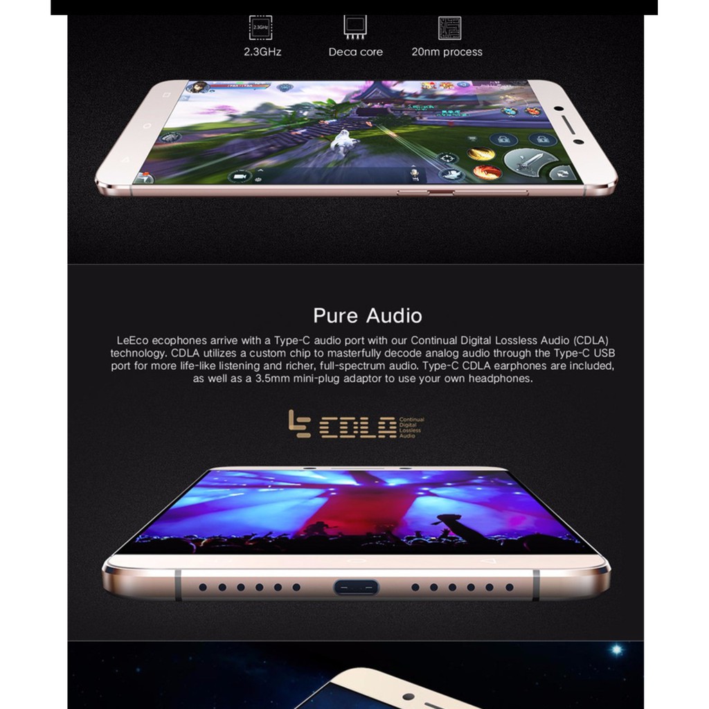 LETV LeEco Le 2 X526/ Le S3 X522 4G Smartphone 5.5\