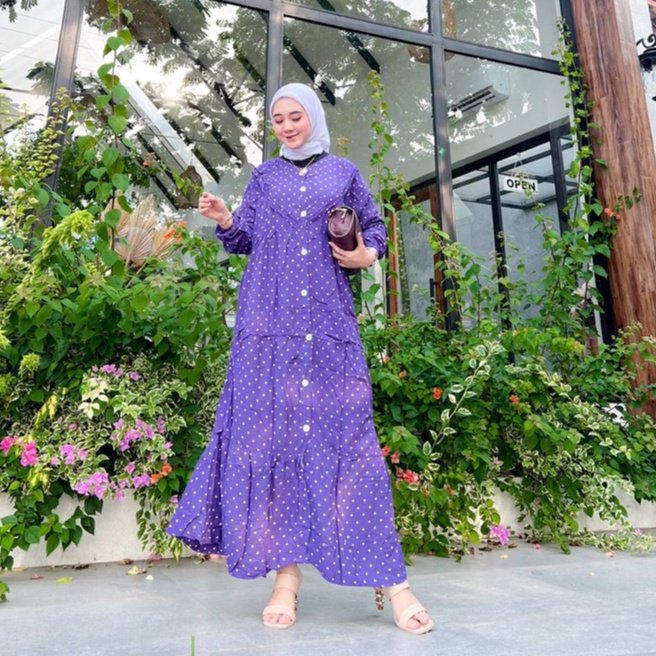 Gamis Terbaru Bahan Rayon Wanita Fashion