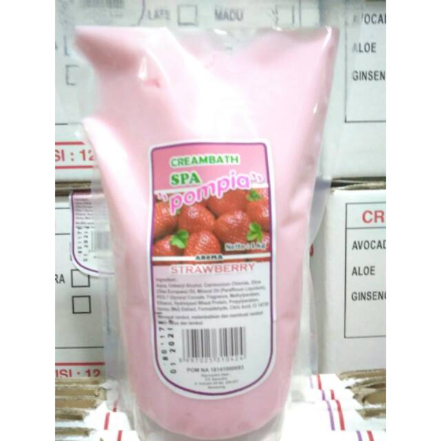 Creambath spa strowbery refil 1kg pompia