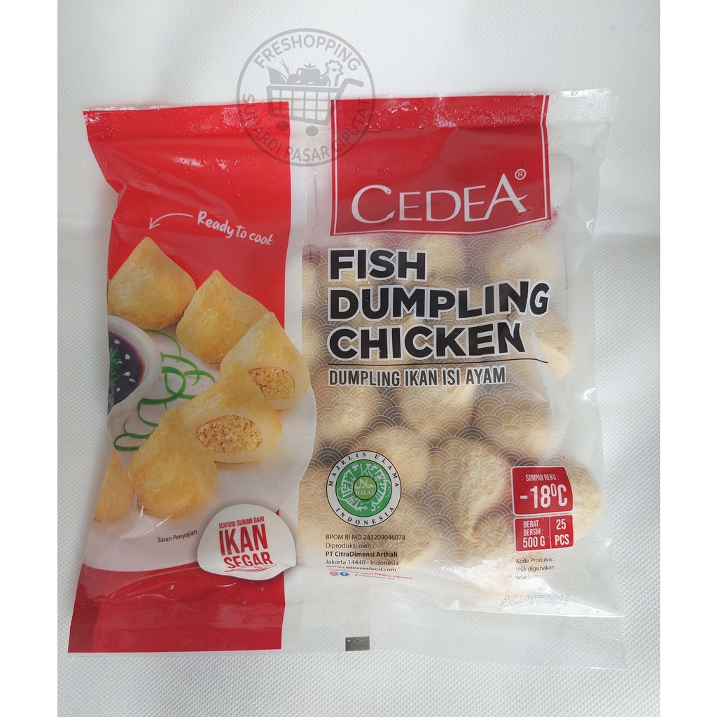 

Cedea fish dumpling Bola2 Ayam 500gr 25pcs