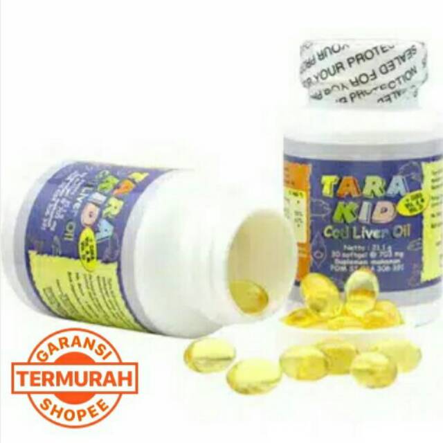 TARA KID Cod Liver Oil Plus DHA / Vitamin Minyak Ikan Bayi dan Anak Sehat Cerdas
