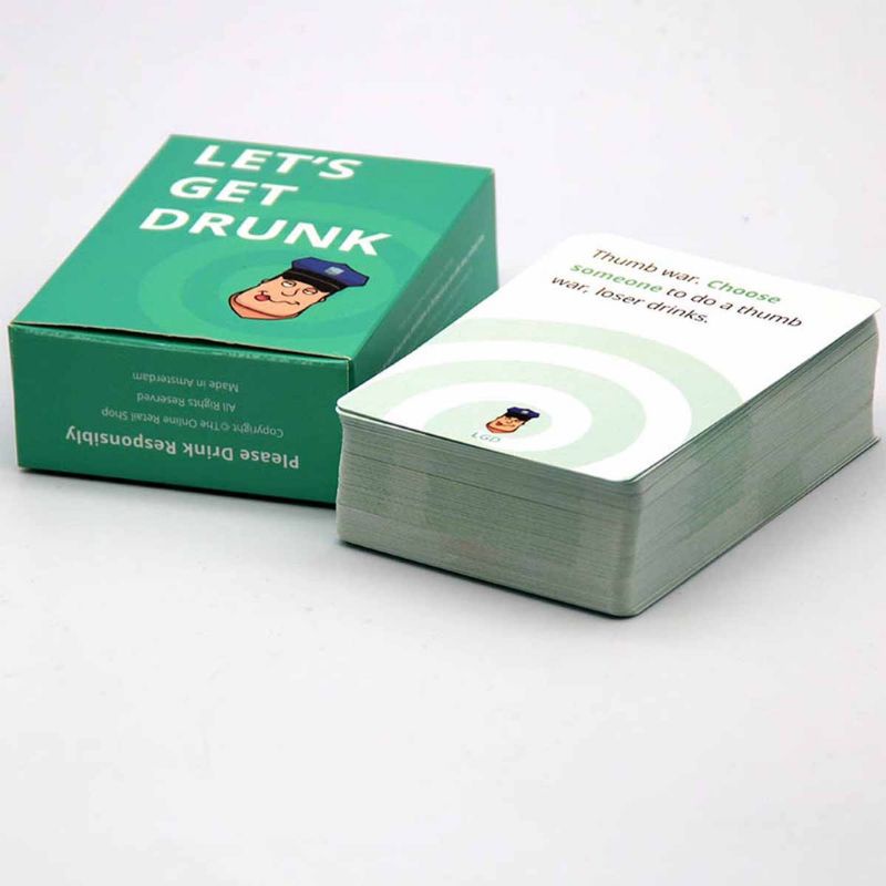 These Cards Will Get You Drunk - Green - Game Cards