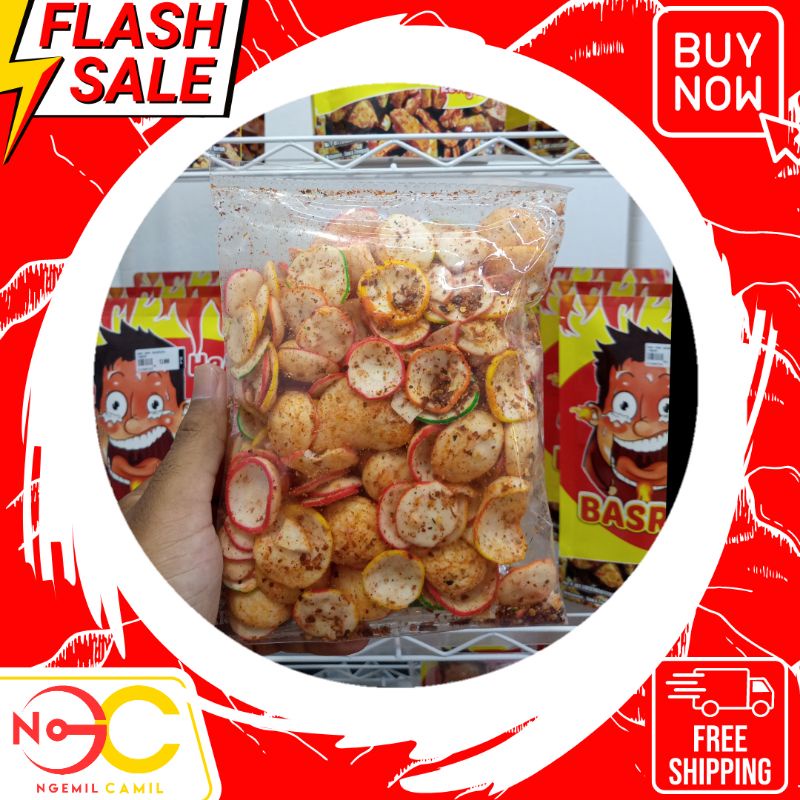 

[BEST SELLER] Kerupuk Bantat Pedas 120GR