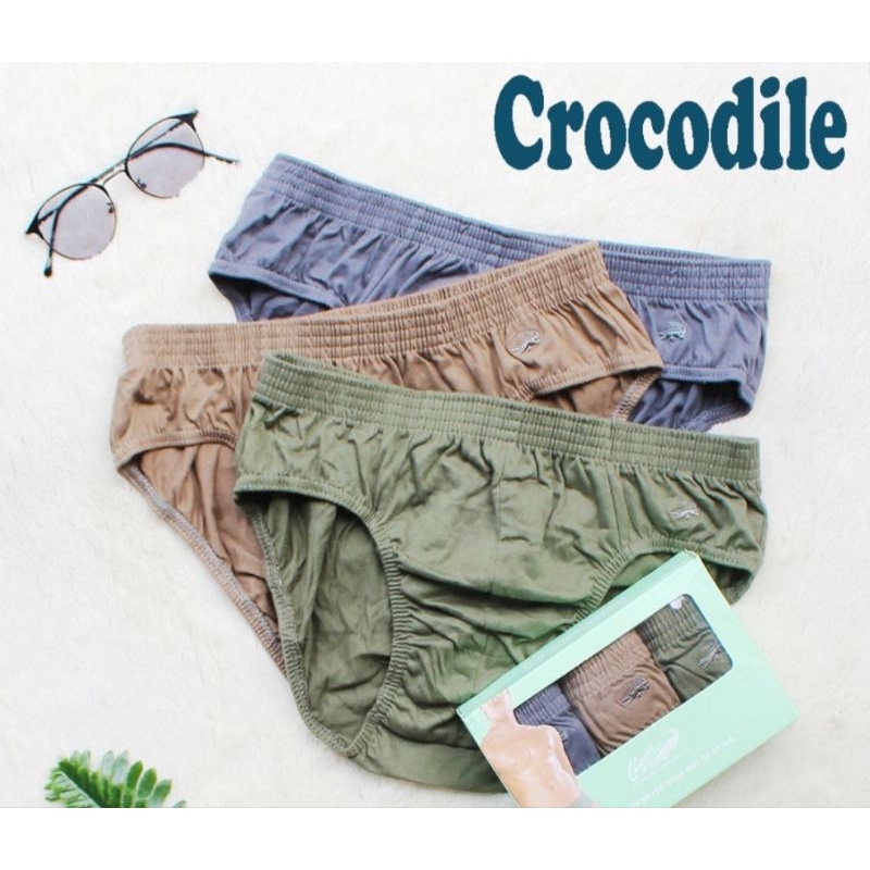 Celana Dalam Pria Crocodile 242 Harga 3 PCS