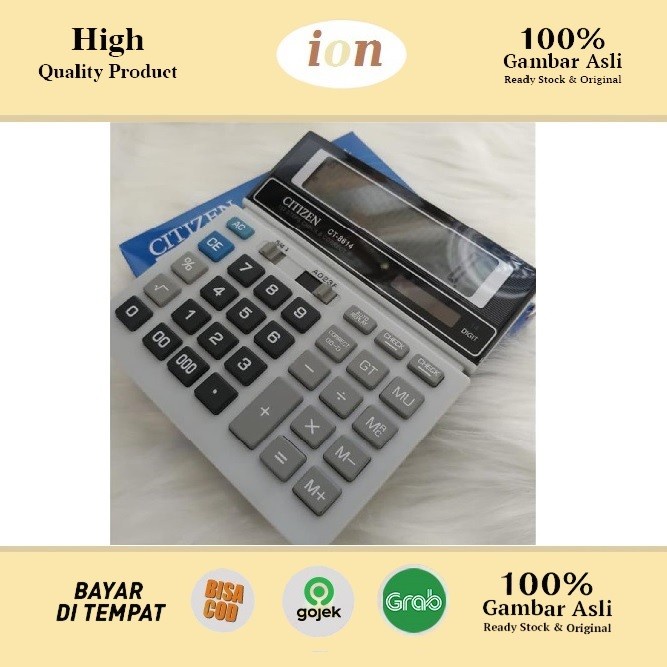 

CODE6S0X- Citizen CT 8614 Calculator Kalkulator Penghitung 14 Digit 2Power Check