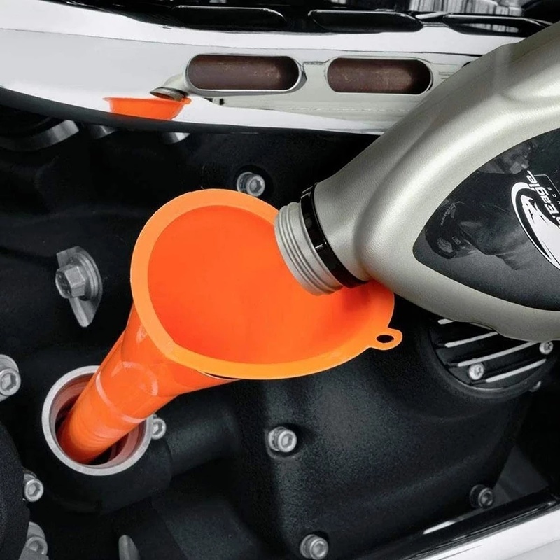 1PC Multifunctional Refueling Longer Funnel / Long Stem Plastic Funnels for Cars, Gas Tanks, Engine Oil, Diesel Fuel, Gasoline