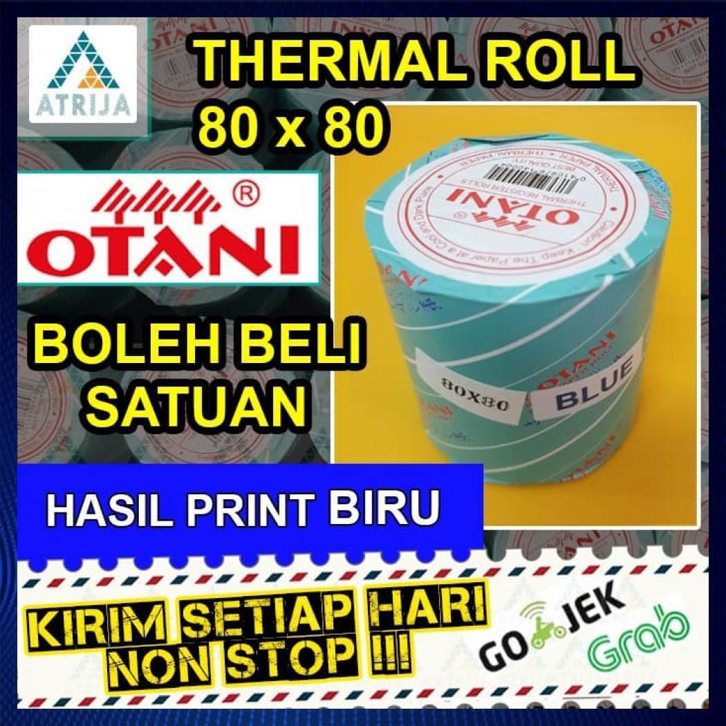 

Thermal Paper Roll 80 X 80. Kertas Struk Kasir