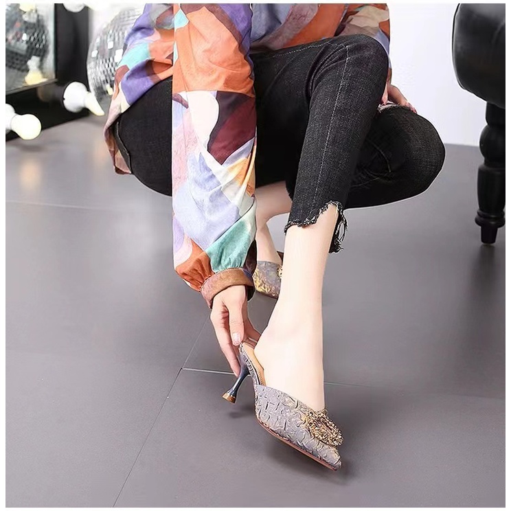 aid 0328, sepatu heels wanita import fashion sandal heel terkiniian cantik dan termurah terpopular cantik