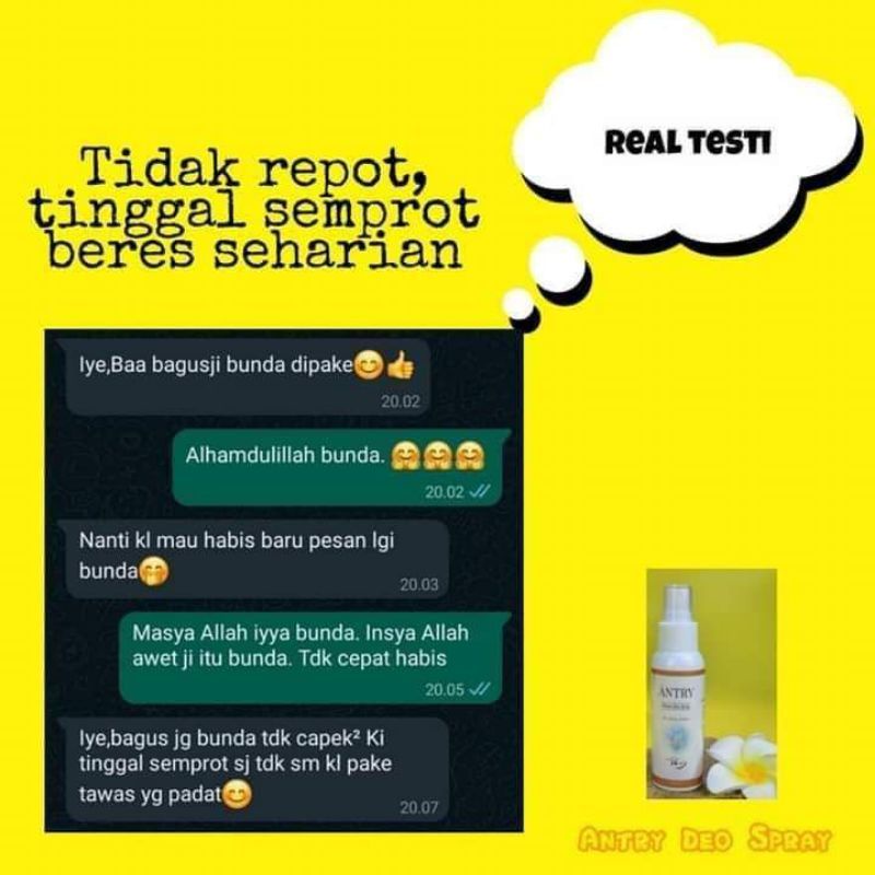 [COD] Deodorant Spray ketiak/ Menghilangkan Bau Badan/