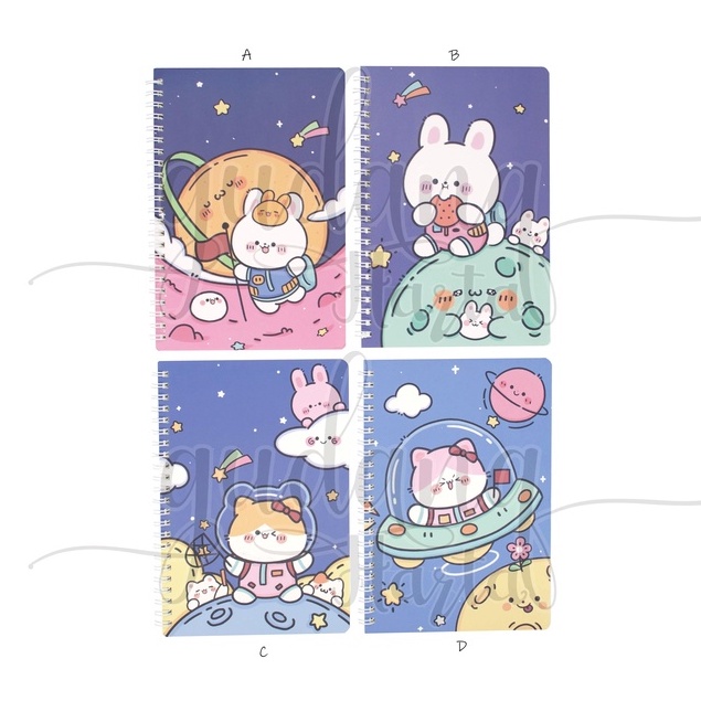 

GCC Notebook A5 Spiral Rabbit In Moon Buku Motif Kelinci Bulan GCC 308831
