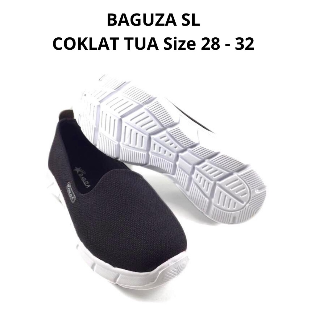 BISA COD - SEPATU SLIP ON PHYLON ANAK SIZE 28-32 COKLAT - SEPATU SLOP RINGAN PEREMPUAN - SEPATU SLIP