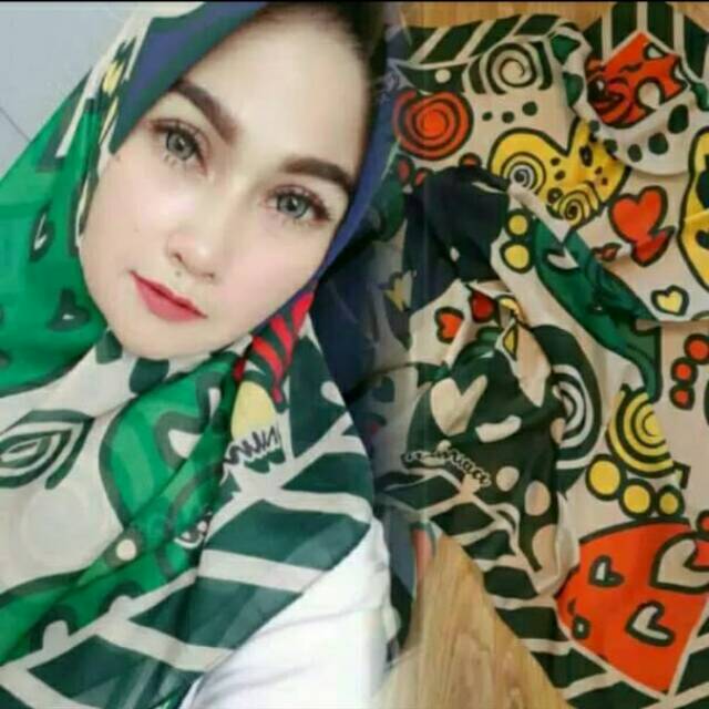 ECER harga GROSIR hijab voal kerudung deenay kw murah
