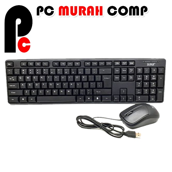 Keyboard dan Mouse USB Wired M-Tech STK -05