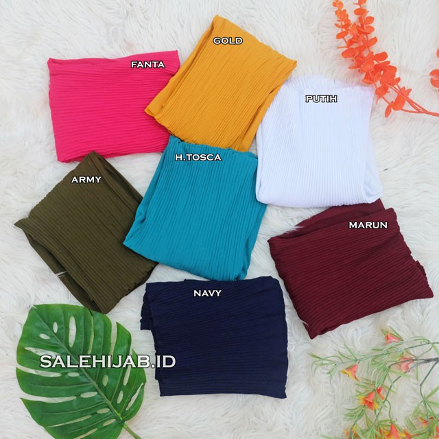 Jilbab Pashmina Lidi Pleated Shawl Plisket || Kerudung Wanita-3