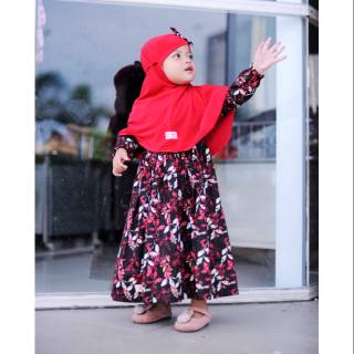 AYSA EVANGELEAF VOL 2 HIJAB  DRESS Baju  Muslim Anak  