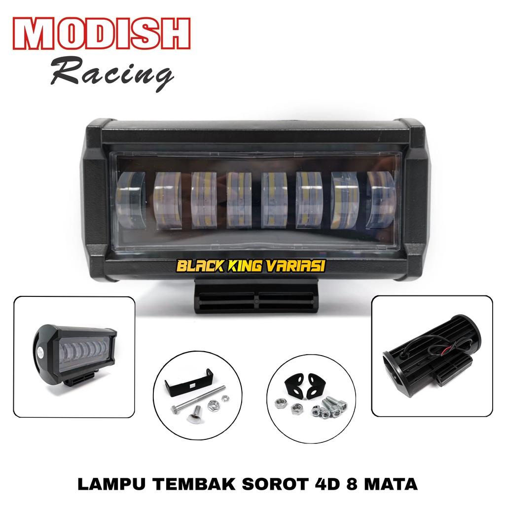 Lampu Tembak Sorot LED Cwl 8 Mata Spot Light Workligt Lampu Tembak Cwl Daymaker Universal