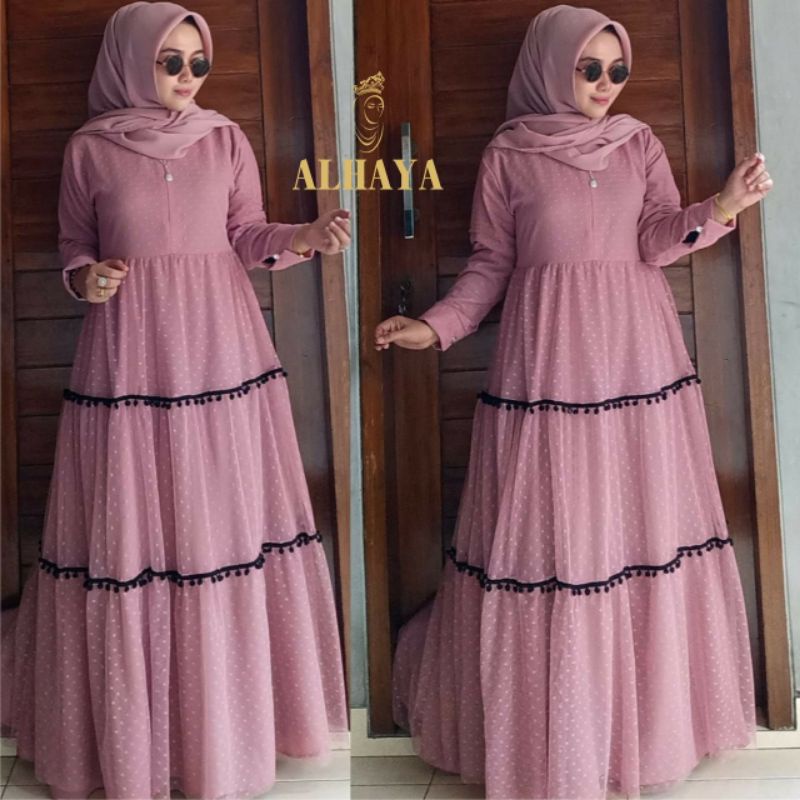amyra dress ori alhaya