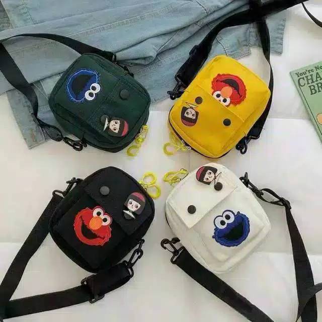 WINATA MiNMIN ELMO tas selempang Sling bag mini/