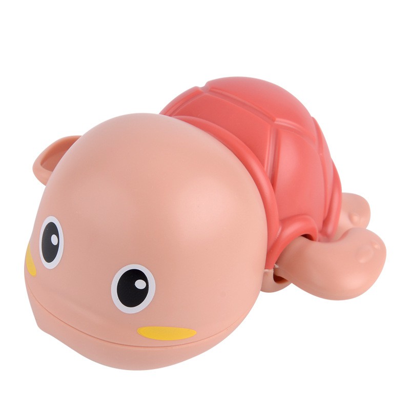 HIPPO LAND Mainan Mandi Anak Bayi Bentuk DOLPHIN Berenang Di Kolam Renang / Bak Mandi Mainan Air Lucu 81-82-Red