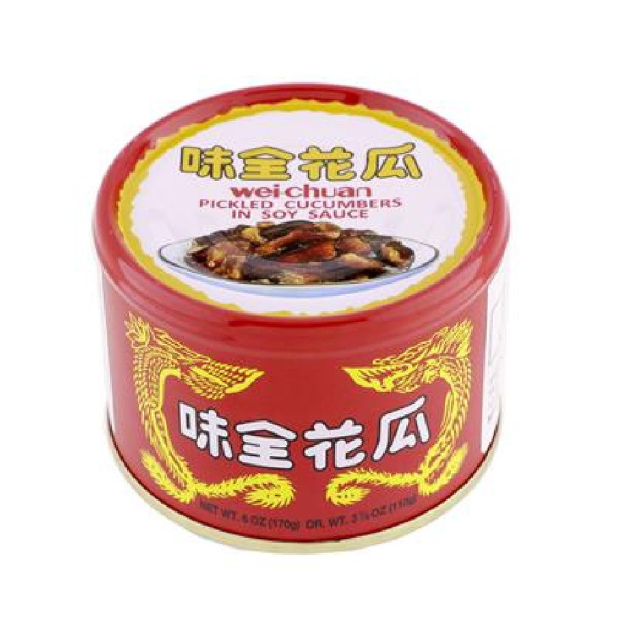 

Wei Chuan Pickled Cucumbers in Soy Sauce / Acar Timun 170 Gram