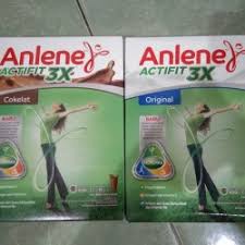 

Susu bubuk Anlene Actifit 3x Hi-Calcium Coklat, Vanila 250g
