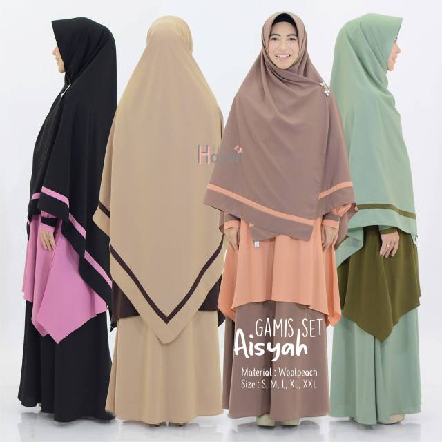 Gamis set Aisyah HIJAB HAYURI