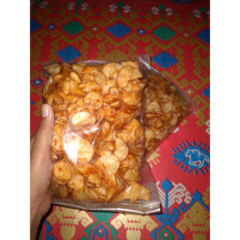 

Kripik singkong pedas manis- sambel jawa