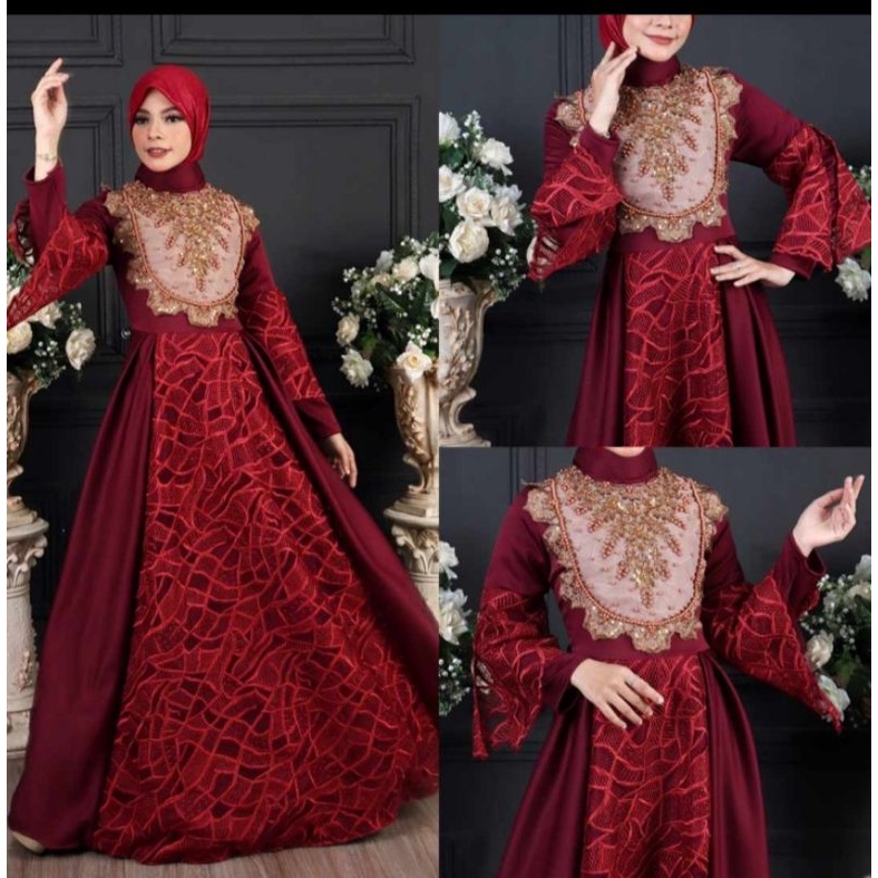 gaun pesta premium terbaru