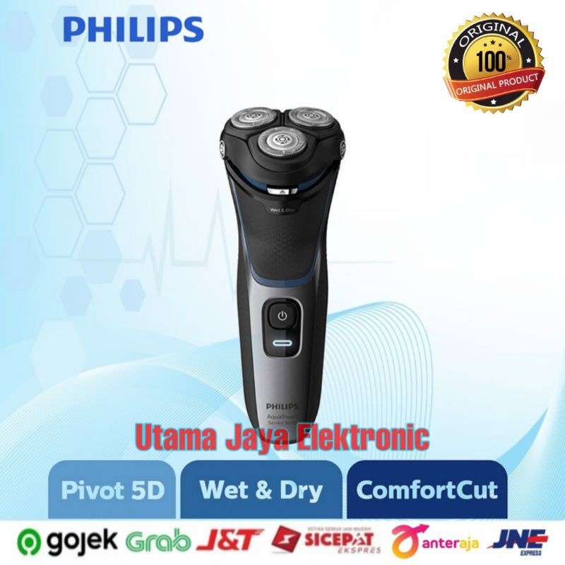 Philips Shaver S3122 Pencukur Kumis Original