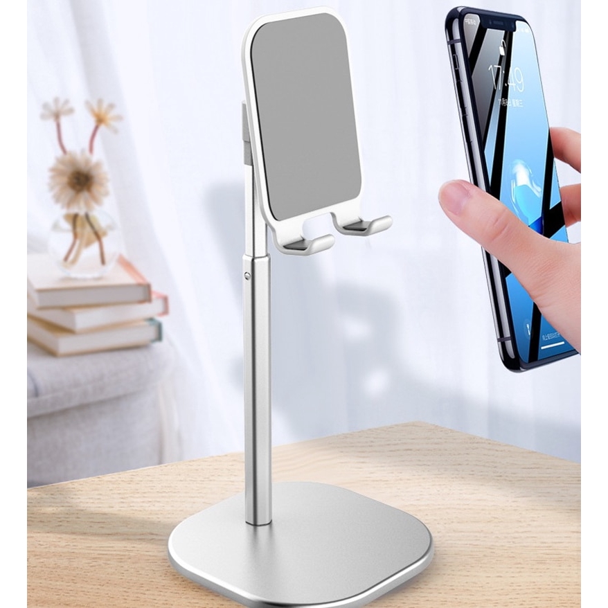 Stand Holder Handphone / Tablet Portable Bahan Aluminum