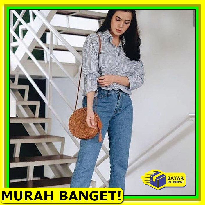 Clana Jin Cewek Baru- Miss Me Celana Panjang Boyfriend Jeans Wani CB808 Jeans Boyfriend People