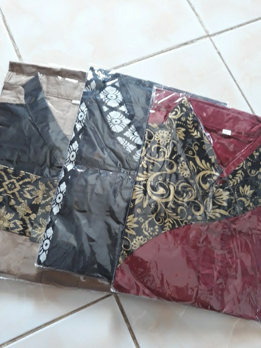 Jauhar Baju Atasan Pria Kemeja Kombinasi Prada