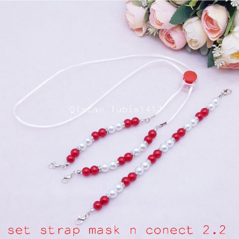 Strap mask n conector mutiara series merdeka