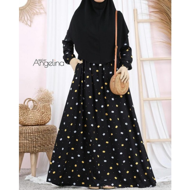 Sarah Dress Cat Head sz M Atelier Angelina