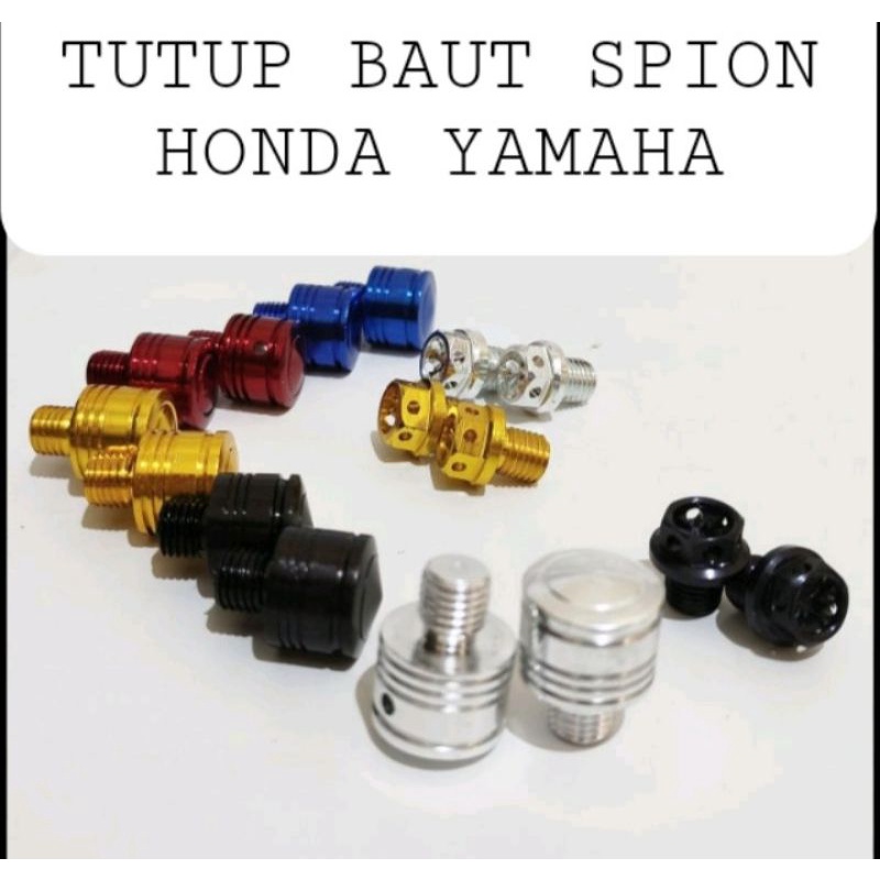 TUTUP BAUT SPION NMAX PCX SCOOPY VARIO BEAT MONEL BAUT SPION NMAX LEXY UNIVERSAL MOTOR HONDA/YAMAHA