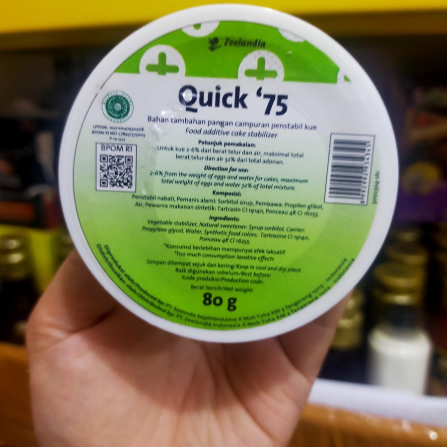 

Zeelandia SP Quick 75 Bahan Pengembang Emulsifier Cake