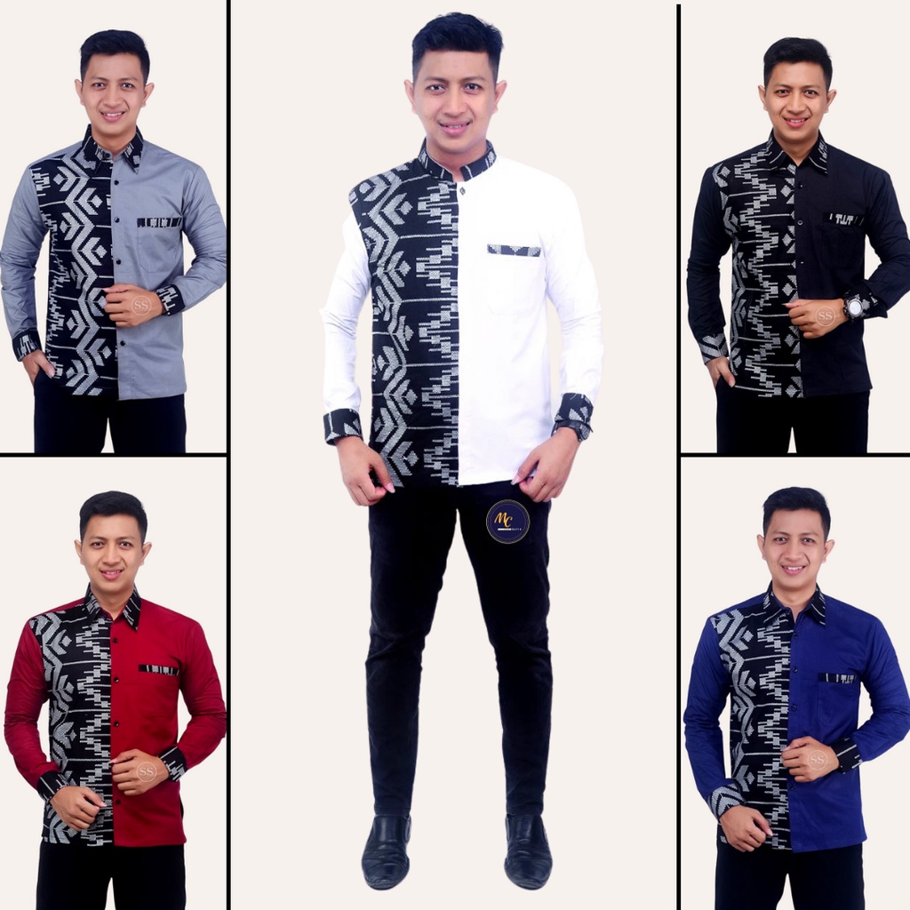 MCbatik Fashion Muslim | Baju Koko/Baju Muslim Lengan Panjang Premium