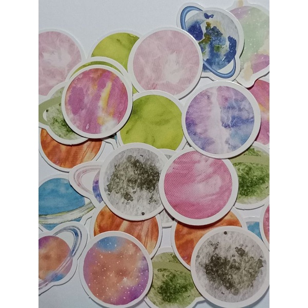 

sticker planet/sticker motif/sticker lucu/journal