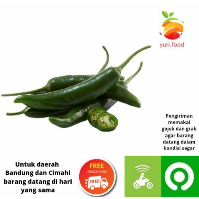

Cabe ijo 100gram (Cimahi satu hari sampai)