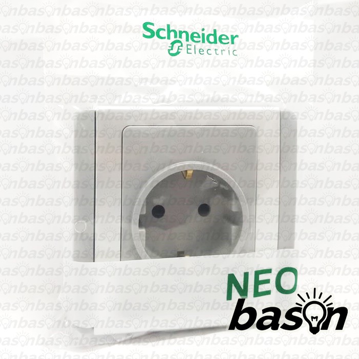 Schneider NEO Schuko Socket - Stop Kontak 16A 250V CP