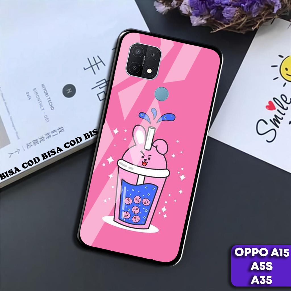 Mahkota Case - Case Oppo A15 A15S A35 -BOBA - Case Termurah Case Terlaris Kesing Hp Silikon Hp Pelin