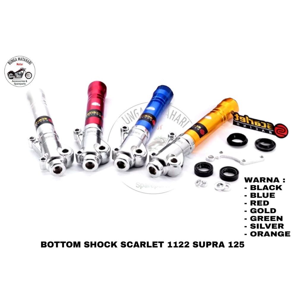 Bottom Shock asborber  Scarlet 1122 Supra " Original Scarlet "