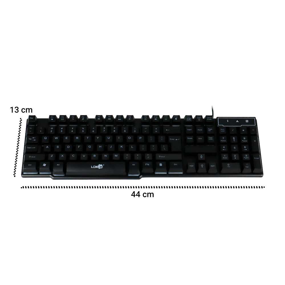 LDKAI Gaming Keyboard RGB LED Wired - R260 ( Al-Yusi )