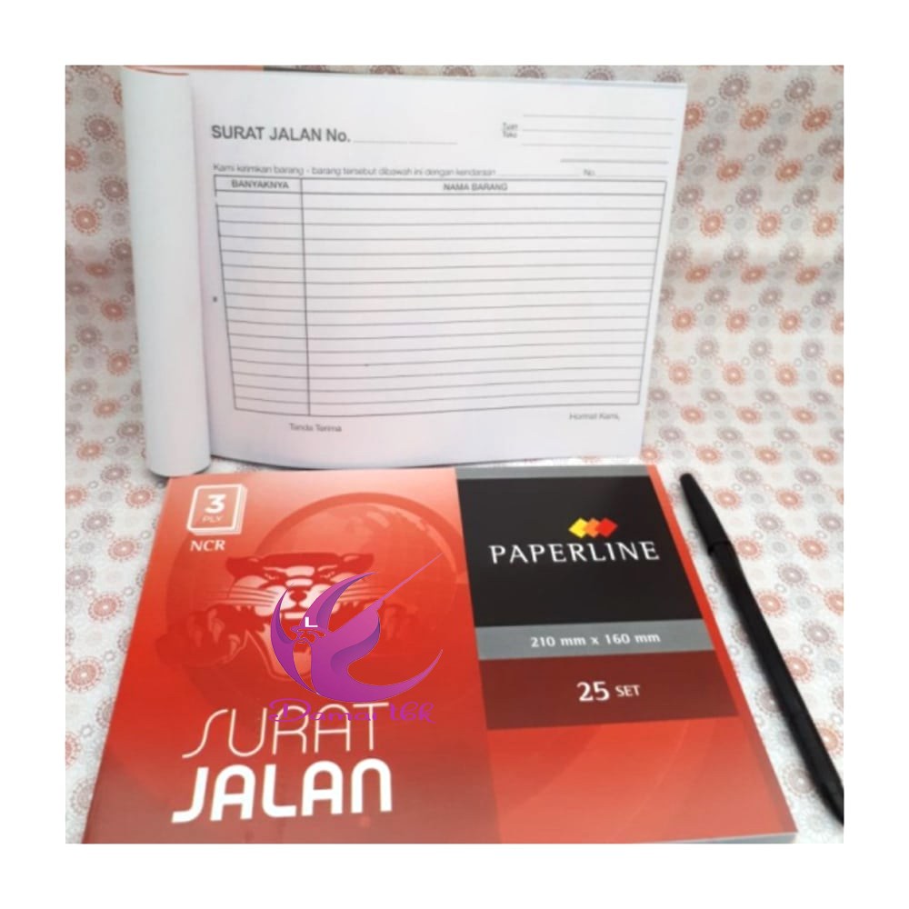 

Buku Surat Jalan 3ply NCR PaperlineSurat Jalan PPL 3rangkap 3play