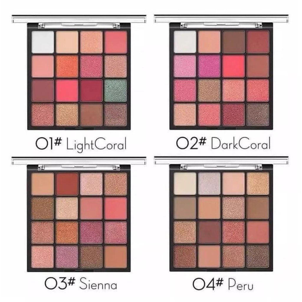 Lameila 16 Color Eyeshadow Palette Matte Pearlescent 3043
