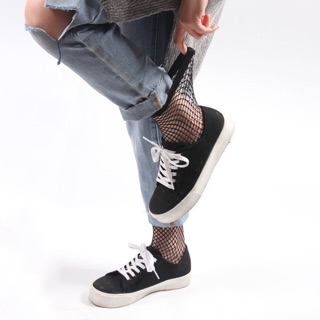 fishnet lace socks kaos kaki jaring  jaring  harajuku tumblr 