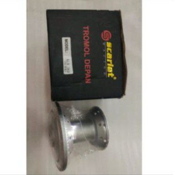 TROMOL KLX 150  D TRACKER H36 DEPAN DOUBLE BEARING SILVER SCARLET