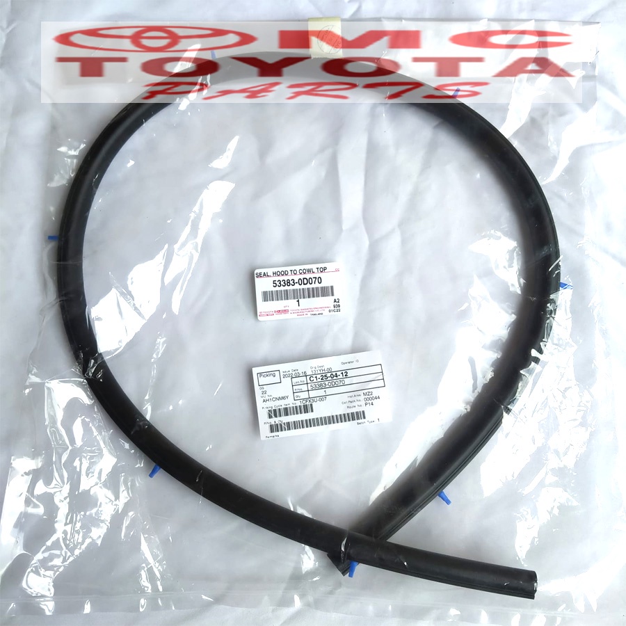 Karet Cup Kap Mesin Toyota Yaris 53383-0D070