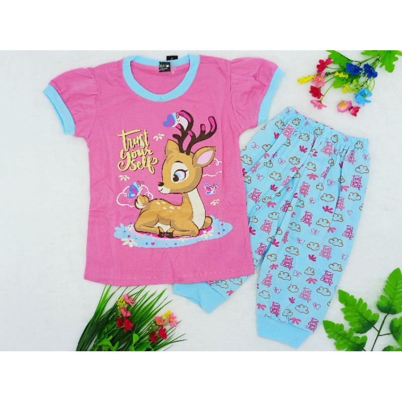 Ss#320 Pakaian Anak Perempuan size 4-6tahun / Piyama Anak Perempuan Model Za-Ra Kids / Setelan Anak